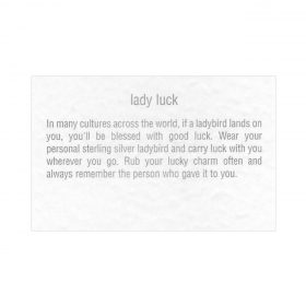 Lady luck necklace meaning card - tales from the earth