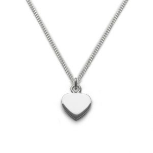Classic silver heart necklace - Tales from the earth - silverado jewellery