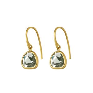Smoke Dune Hook Earrings - One & Eight - Silverado Jewellery