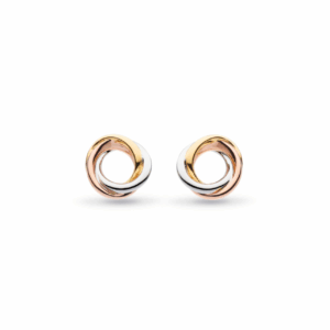 bevel trilogy stud earrings - Silverado Jewellery bevel trilogy stud earrings - Silverado Jewellery