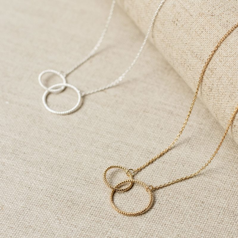 Double twisted necklace - pernille corydon - silverado jewellery