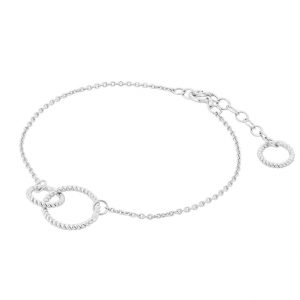 silver double twisted bracelet - pernille corydon - silverado jewellery