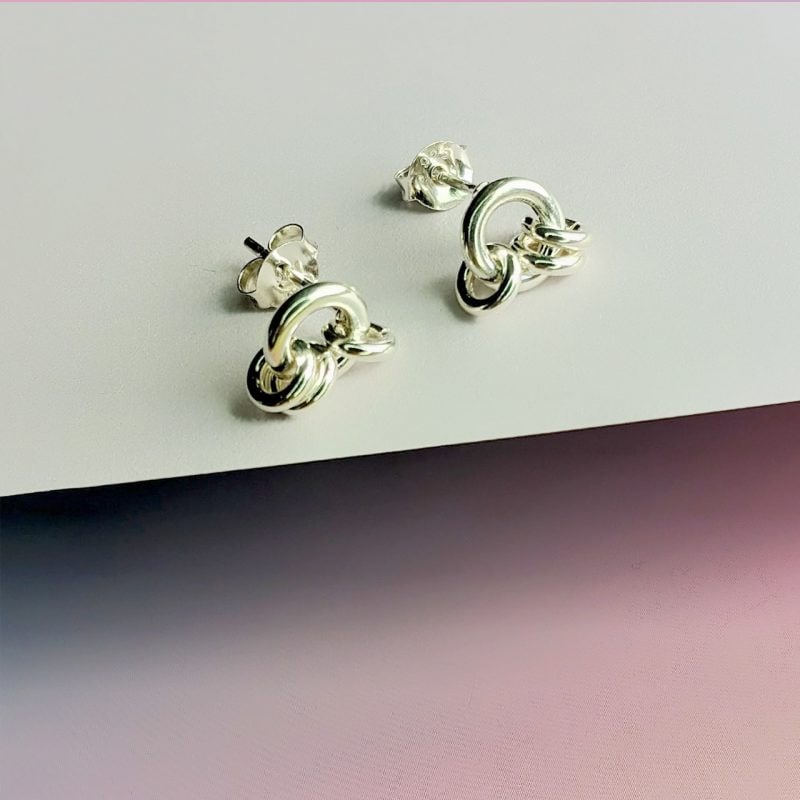 Silver rings stud earrings - Vurchoo - Silverado Jewellery