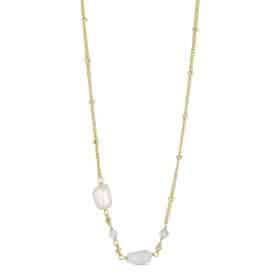 Pearl and Bead Mix Chain Necklace - Pure By Nat - Silverado Jewellery
