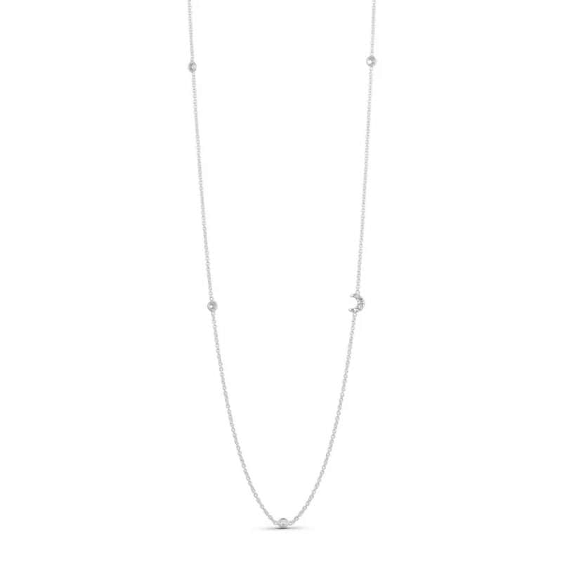 Silver moon pendant necklace - Pure by nat - Silverado jewellery