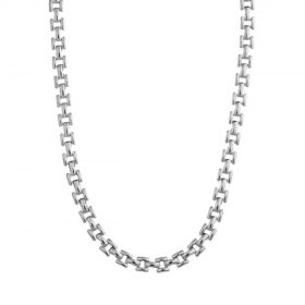 Silver slim vintage link chain - orelia - silverado jewellery