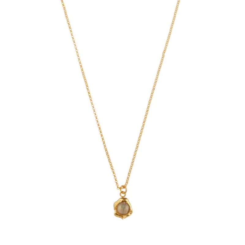 Molten Labradorite Charm Necklace - Orelia - Silverado Jewellery