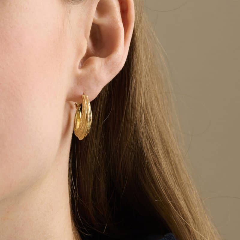 Coastline Hoop Earrings - Pernille Corydon - Silverado Jewellery