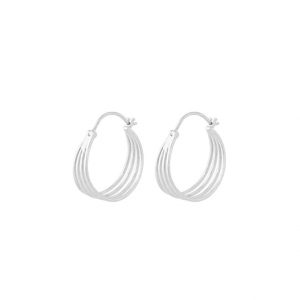 Silver Midnight Sun Earrings - Pernille Corydon - Silverado Jewellery