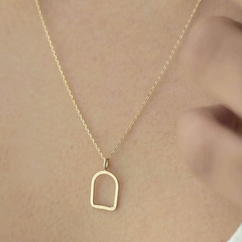 9ct Gold Single Diamond Necklace - London Road Jewellery