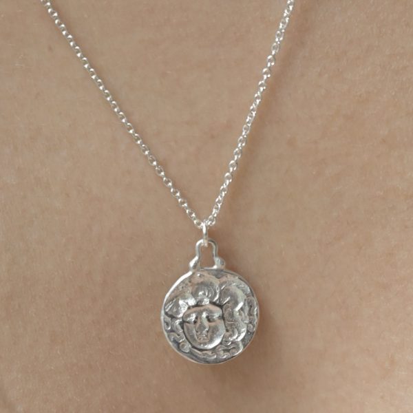 Silver Medusa Pendant Necklace - Silverado Jewellery