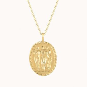 Gold Eternally Friends Pendant - Wild Fawn - Silverado Jewellery