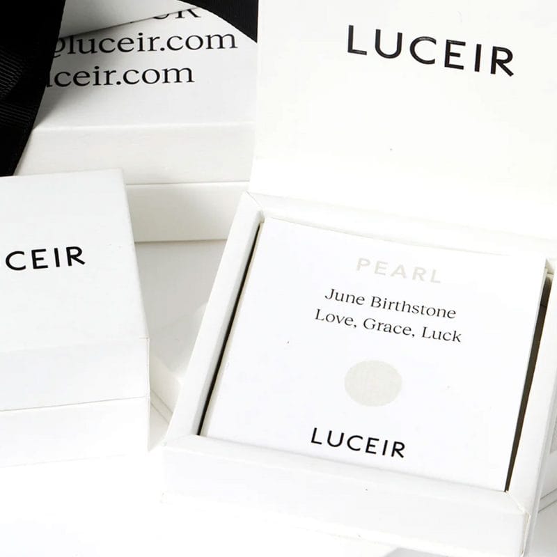 Pearl Birthstone Jewellery Packaging - Luceir - Silverado Jewellery