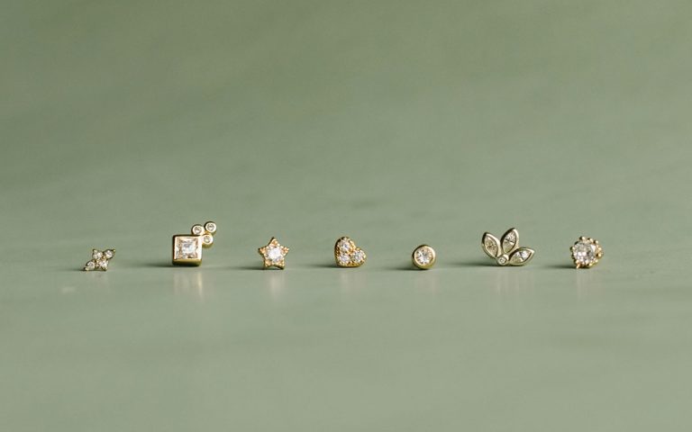 Gold Plated Stud Earrings - Silverado Classics Collection