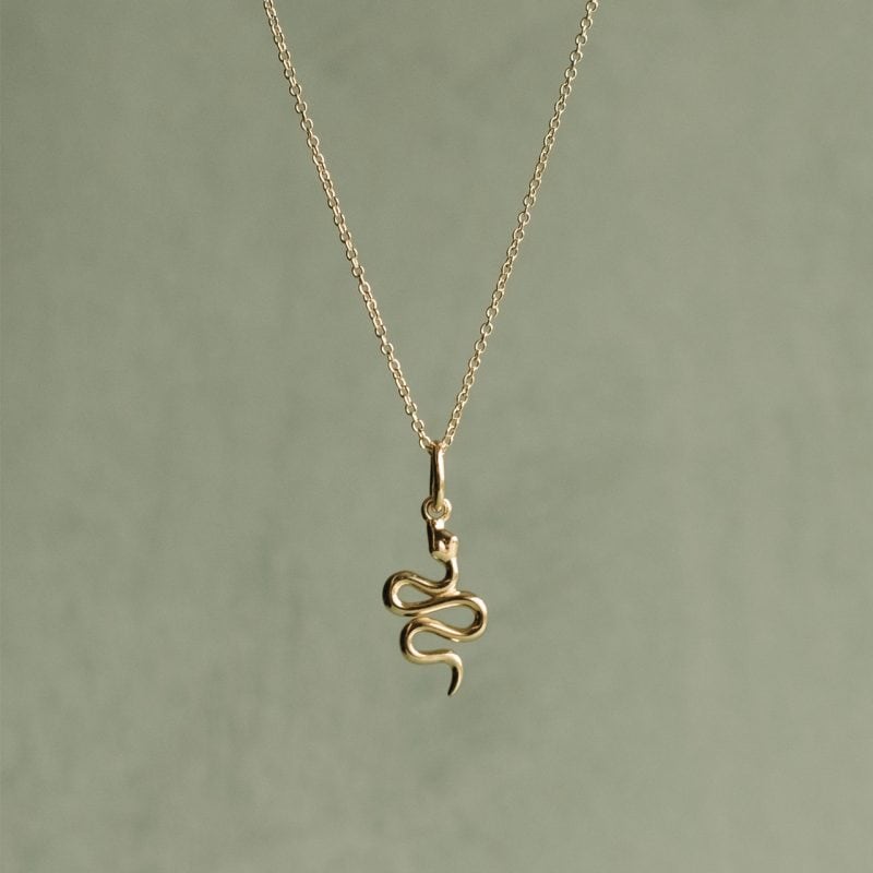 Gold snake necklace - silverado classics collection
