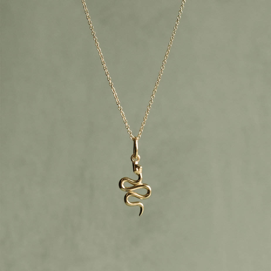 Snake like clearance necklace