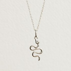 Silver snake necklace - silverado classics collection