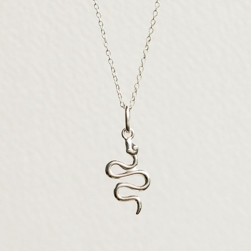 Silver snake necklace - silverado classics collection