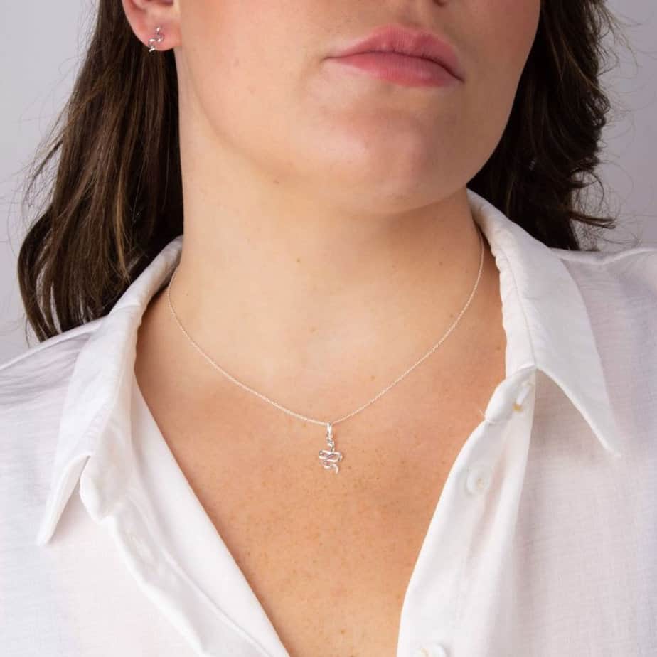 Heavy Sterling Silver Snake Chain Necklace | Hersey & Son Silversmiths