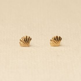 Tiny Shell Wing Stud Earring - Rosie Kent - Silverado Jewellery