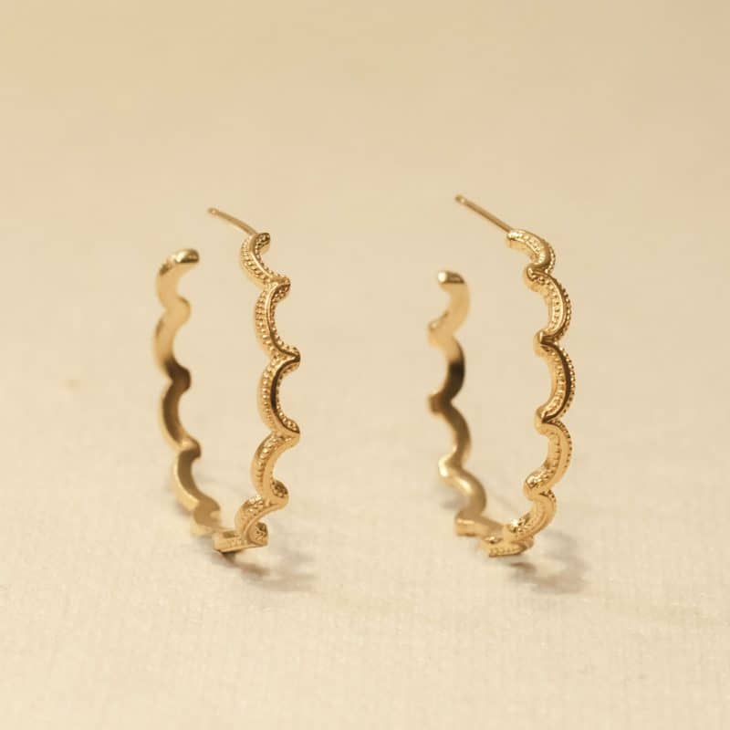 Magma Hoop Earring - Rosie Kent - Silverado Jewellery
