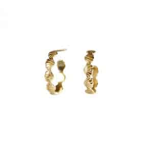 Tiny Shell Light Hoop Earring - Rosie Kent - Silverado Jewellery