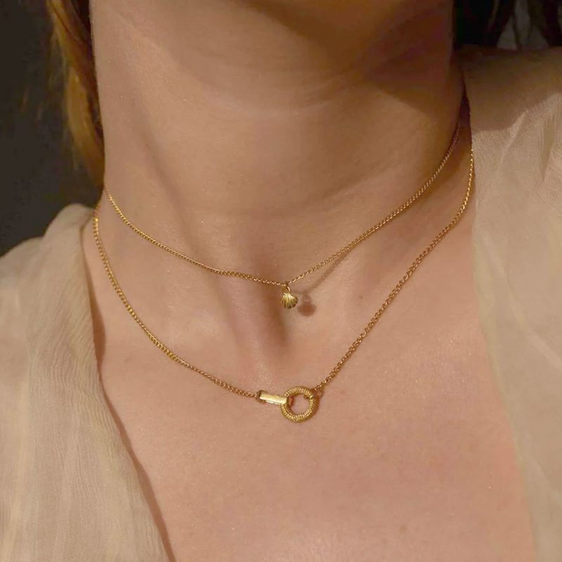 Tiny Wing Shell Necklace - Silverado Jewellery