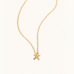 Gold Vermeil Kiss Necklace - Luceir - Silverado jewellery