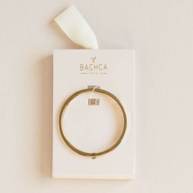 Gold Round Barette - Bachca - Silverado Jewellery