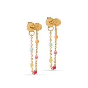 Lola Rainbow Drop Earring - Enamel Copenhagen - Silverado Jewellery