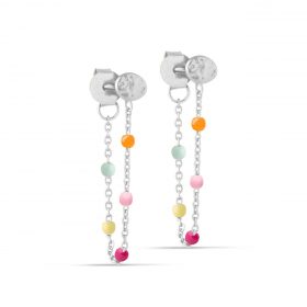 Silver Lola Rainbow Drop Earring - Enamel Copenhagen - Silverado Jewellery