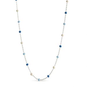 Silver Lola Marine Necklace - Enamel Copenhagen - Silverado Jewellery