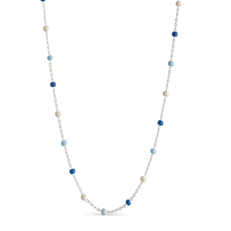 Silver Lola Marine Necklace - Enamel Copenhagen - Silverado Jewellery