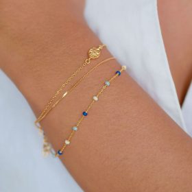 Gold Lola Marine Bracelet - Enamel Copenhagen - Silverado Jewellery
