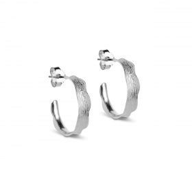 Silver small ane hoop earrings - Enamel Copenhagen - Silverado Jewellery