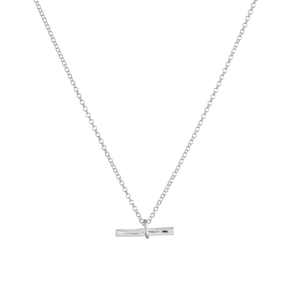 Silver Willow T-Bar Necklace - Silverado Jewellery