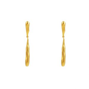 Organic Droplet Earring - Orelia - Silverado Jewellery