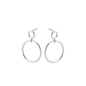 Silver Globe Earrings - Pernille Corydon - Silverado Jewellery