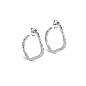 Silver Sway Hoop Earring - Enamel Copenhagen - Silverado Jewellery