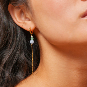 Jana Pearl Bead Earring - Enamel Copenhagen - Silverado Jewellery