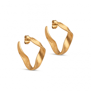 Dalia Gold Earring - Enamel Copenhagen - Silverado Jewellery