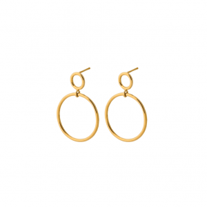 Gold Globe Earrings - Pernille Corydon - Silverado Jewellery