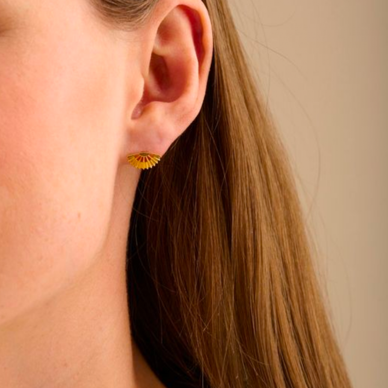 Silver Sphere Stud Earrings - Pernille Corydon - Silverado Jewellery