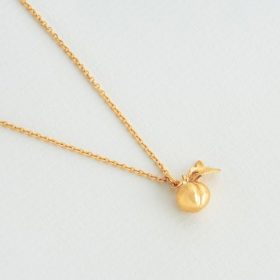 Sweet peach pendant - Alex Monroe - Silverado Jewellery
