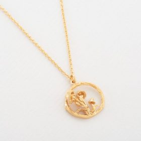 Mushroom Patch Loop Necklace - Alex Monroe - Silverado Jewellery