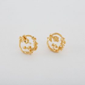 Woodland Loop Earrings Alex Monroe - Silverado Jewellery