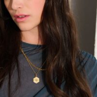 Blue Topaz Evil Eye Necklace - Rachel Jackson - Silverado Jewellery