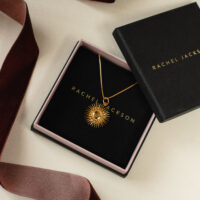 Rachel London Art Deco Rising Sun Necklace