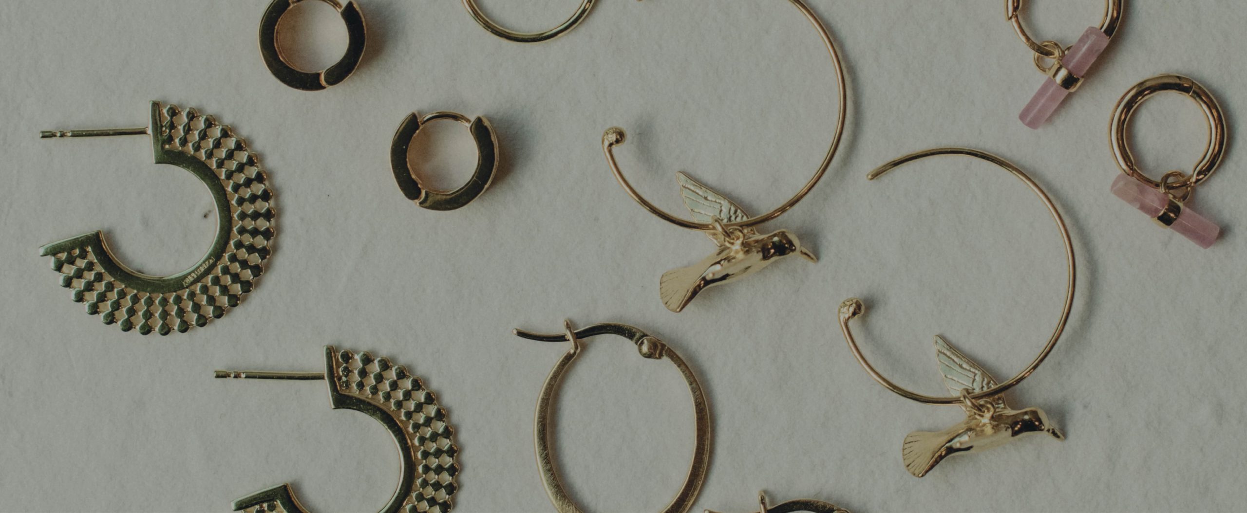 Silver and Gold Hoop Earrings at Silverado Jewellery