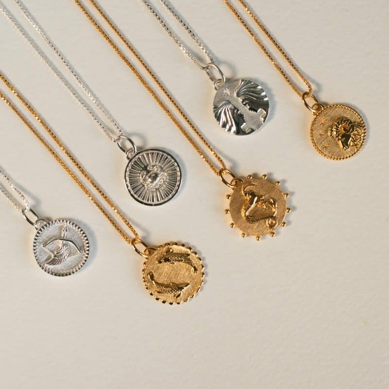 zodiac necklace, Rachel Jackson